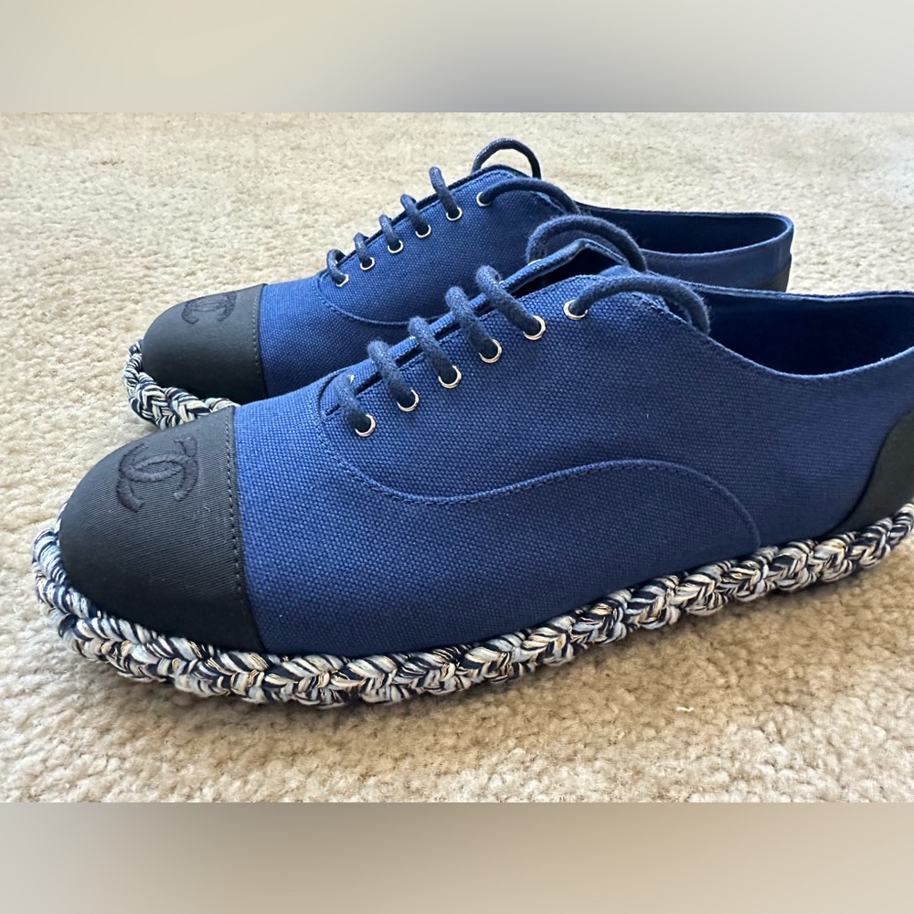 New Chanel mens sneakers. Size 41/8. Size runs true. From my collection.